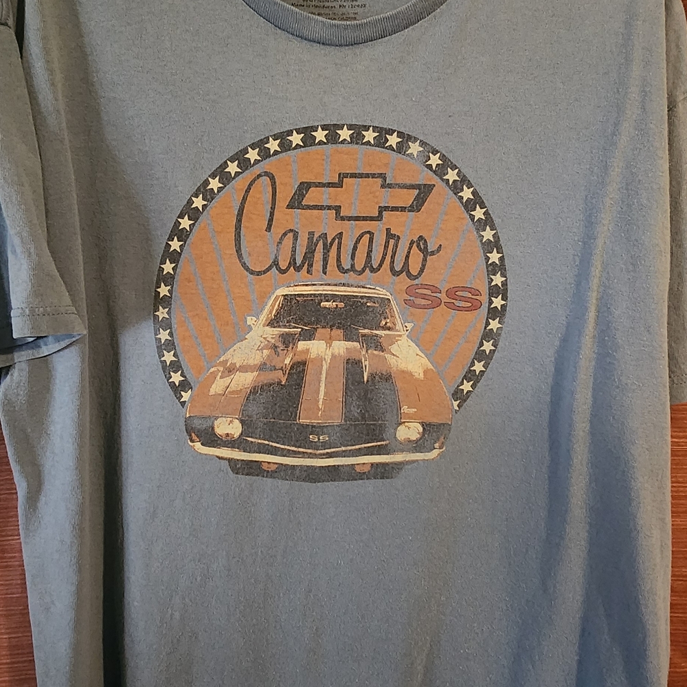 Camaro SS Vintage Graphic Tee - Light Blue - Picture 5 of 5